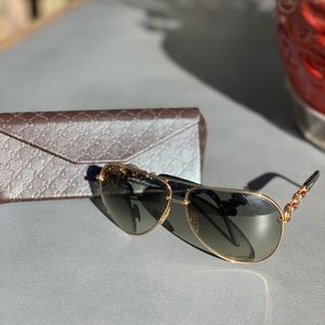 Gucci Marina Chain Aviator sunglasses